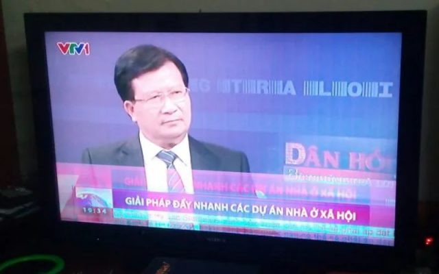 sua tivi bi nhieu song