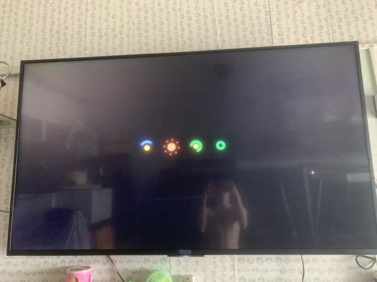 sua tv sony bi treo logo